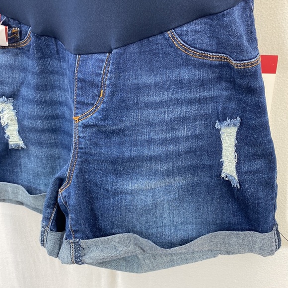 Denim maternity shorts S.O.N.G. Size S, NWT - Picture 4 of 15